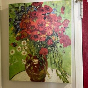 Van Gogh Red Poppies Canvas